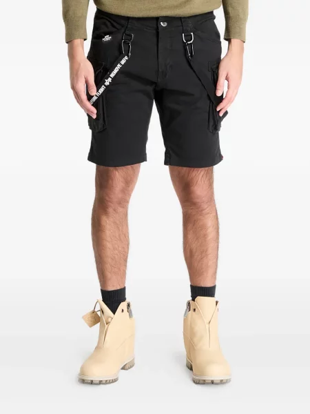Pantaloni scurți cargo Alpha Industries negru