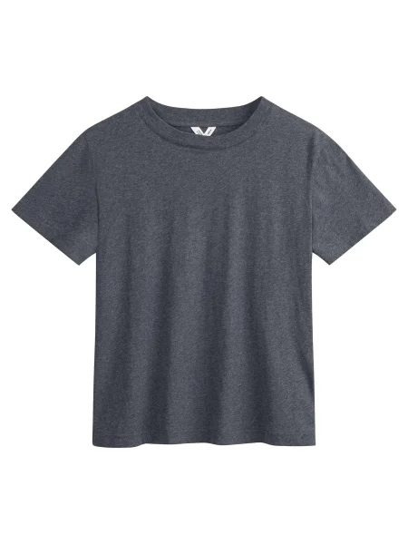 MELA Tricou Khira metalic gri