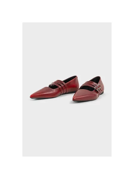 Balerinki Vagabond Shoemakers skórzane czerwone