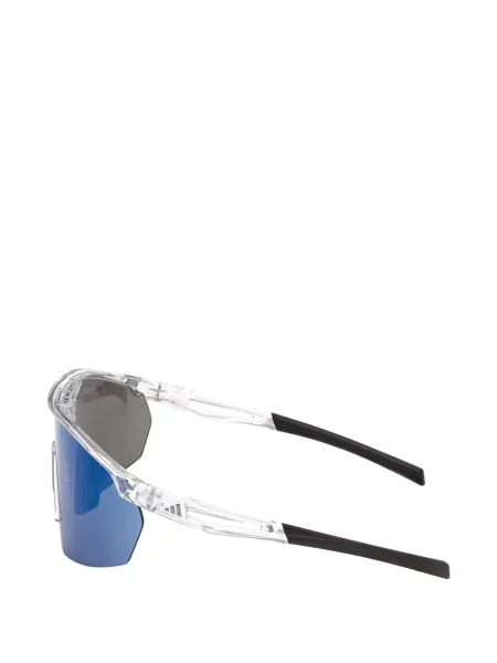 Ochelari de soare Adidas cu imprimeu geometric alb