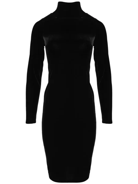 Rochie Amir Slama de catifea de costum negru