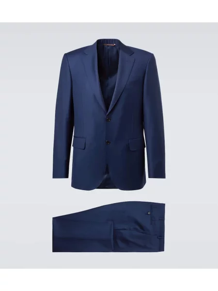 Vuneni odgovarati odijelo Canali plava