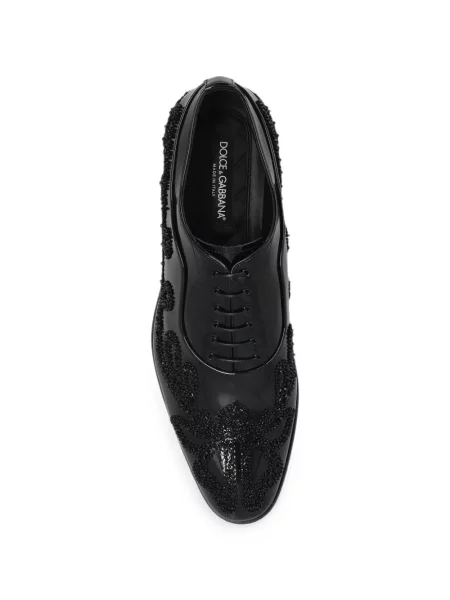 Oxford Dolce & Gabbana din piele negru