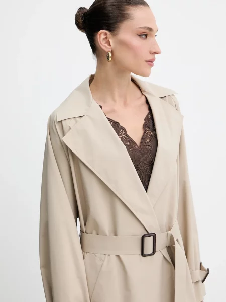 Пальто Weekend Max Mara бежевое