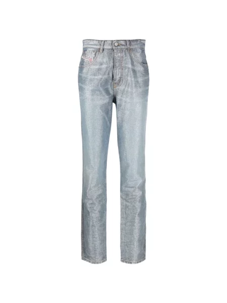 Skinny jeansy skinny Diesel niebieskie