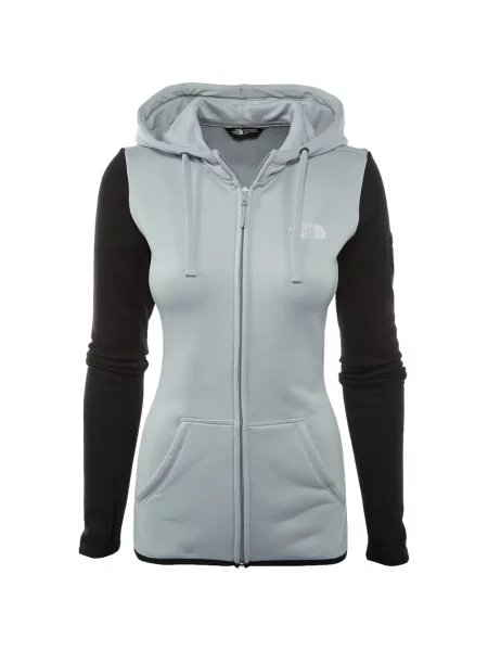 Hanorac cu glugă The North Face gri