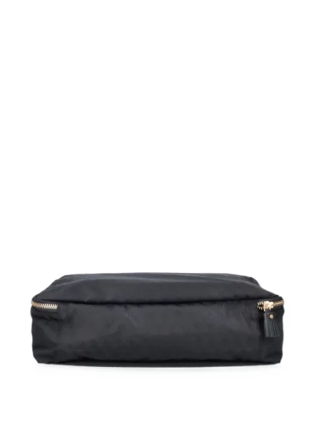 Geantă plic Anya Hindmarch cu imagine negru