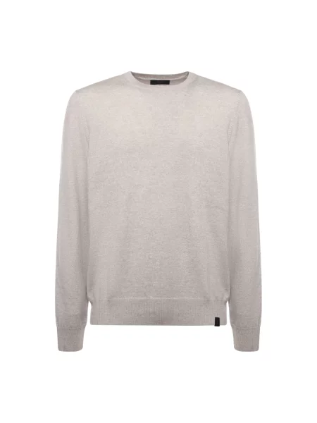 Sweter Fay wełniany szary