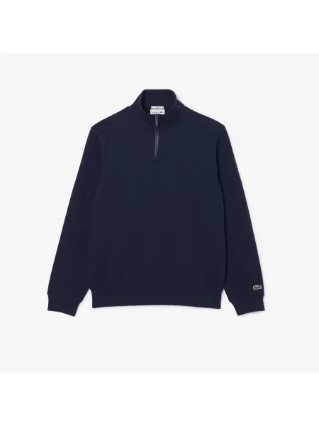 Lacoste Bluza Unisex Half Zip Classic Fit granatowa