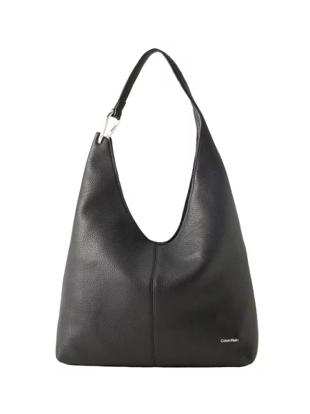 Calvin Klein De piele geantă shopper negru