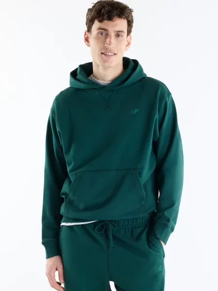 Махрове худі New Balance зелене