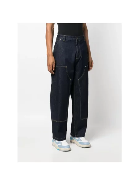 Jeansy Carhartt Wip niebieskie