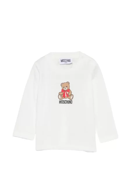 Koszulka dziecięca Moschino biała