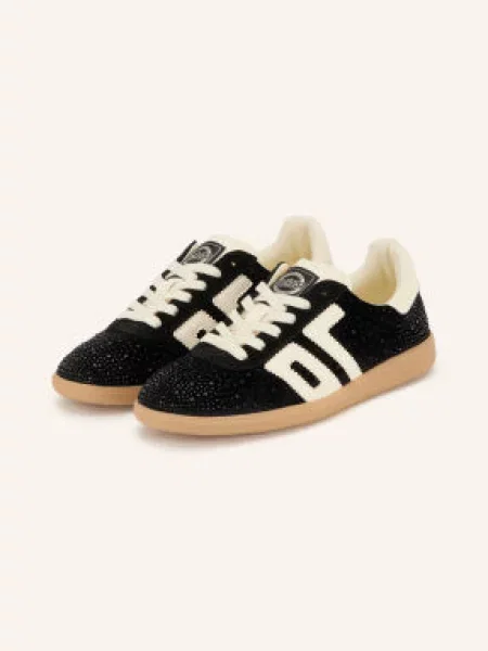 Back 70 Sneakersy Cloud S Ozdobnými Kamínky černá bílá