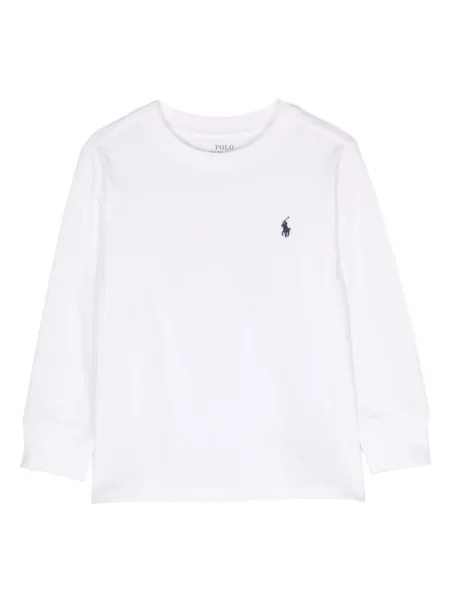 Koszulka polo dziecięca Polo Ralph Lauren biała