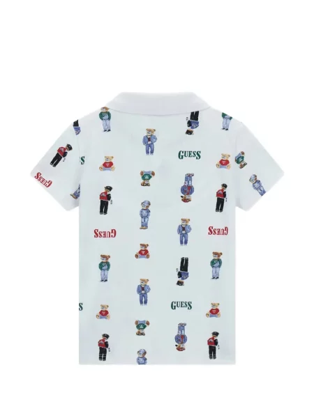 Поло тениска Guess бяло