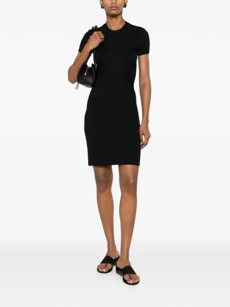 Scurt rochie mini Coperni cu autograf negru