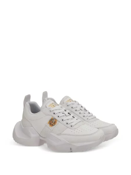 Sneakers Versace Jeans Couture με κορδόνια με δαντέλα λευκό