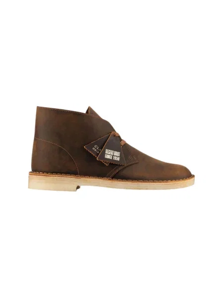 Púštne členkové topánky Clarks žltá