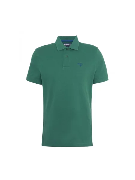 Lekka koszulka polo Barbour zielona