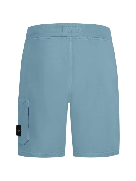 Szorty cargo dziecięce Stone Island niebieskie