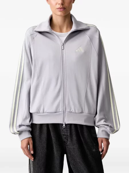 Hanorac Adidas cu dungi cu imagine plasă negru