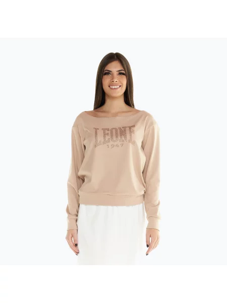 Mikina LEONE Chic Boxing beige béžová