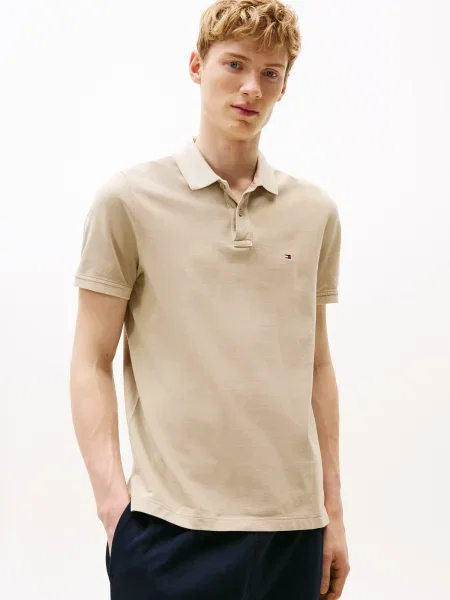Polo majica Tommy Hilfiger kaki