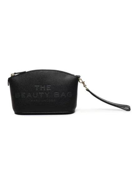 Kosmetyczka Marc Jacobs skórzana czarna