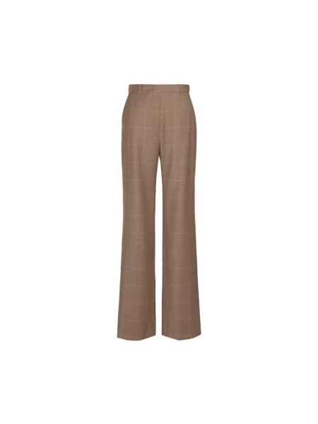 Spodnie Max Mara Studio brązowe