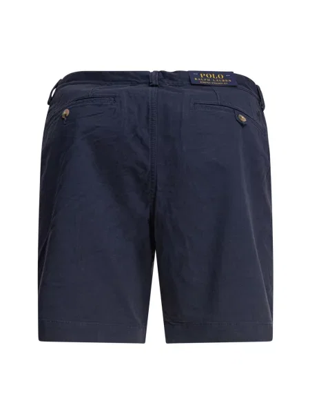 Krótkie szorty Polo Ralph Lauren ze stretchu bez obcasa granatowe