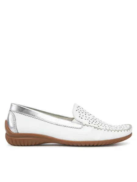Mokasíny Gabor biela