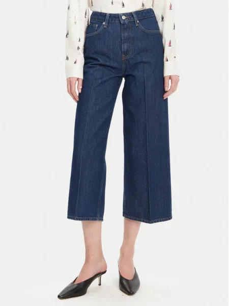 Tommy Hilfiger Blugi Wide Leg albastru