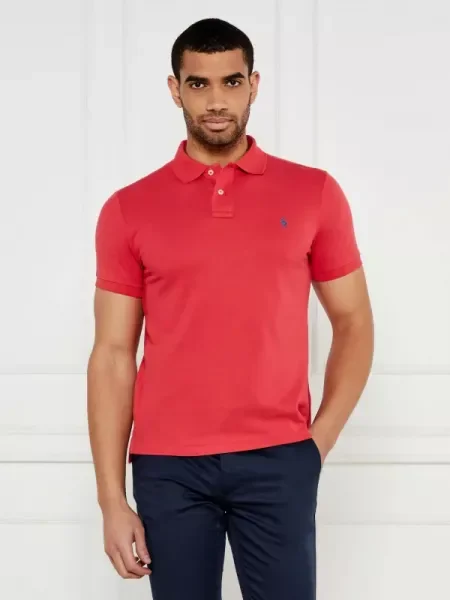 POLO RALPH LAUREN Polo | Custom slim fit | pique roșu
