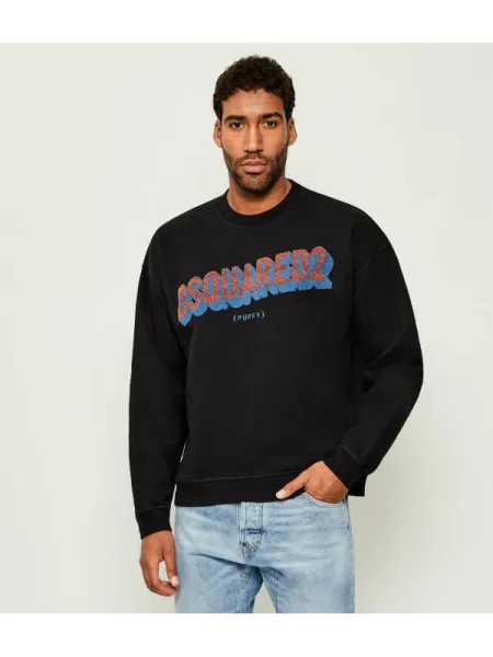 Pulóver | Relaxed fit fekete