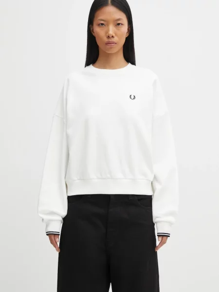 Fred Perry hanorac de cu imprimeu alb