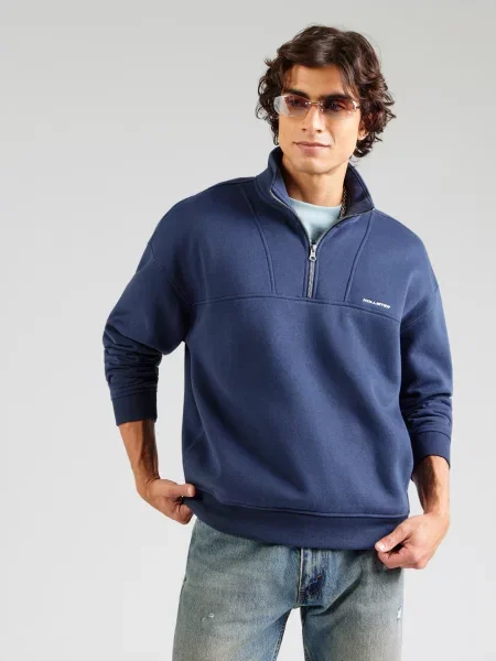 HOLLISTER Mikina CLEAN CUT CLASSICS námornícka modrá