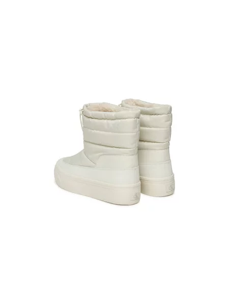 Calvin Klein Čizme za snijeg Vulc Flatf Snowboot Nylon Mix Mg bijela