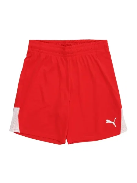 PUMA Pantaloni sport roșu alb