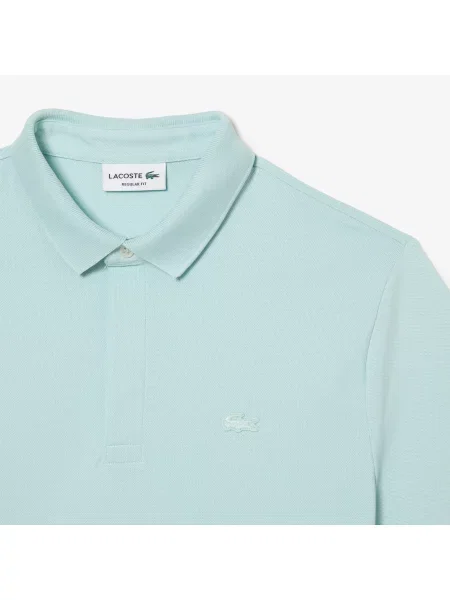 Lacoste Koszulka Polo Smart Paris Z Elastycznej Bawełny zielona