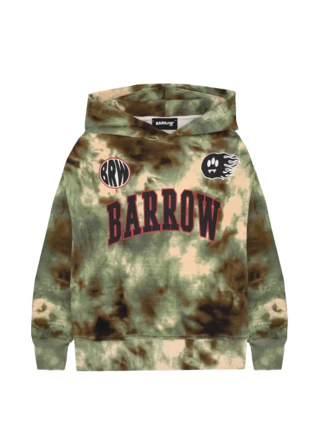 Bluza z kapturem dziecięca Barrow zielona