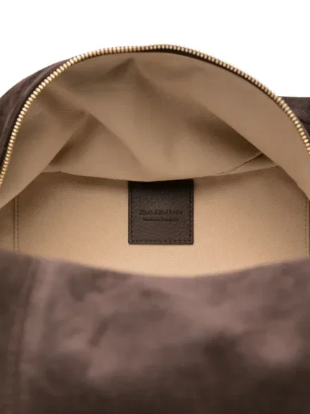 Geanta de piele Zimmermann din piele de căprioară maro
