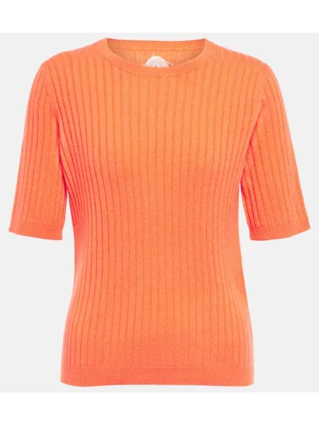 Pulover Jardin Des Orangers din cașmir portocaliu