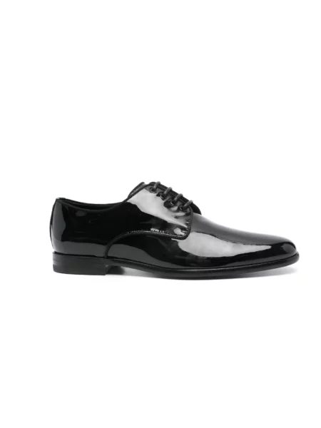 Lakierowane półbuty Dolce And Gabbana czarne