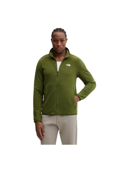 Bluza polarowa The North Face polarowa zielona