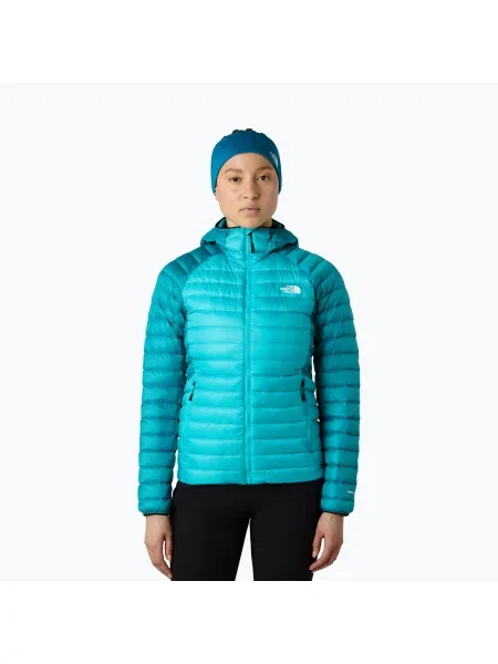 Geacă de puf pentru femei The North Face Bettaforca Light Down Hooded galactic blue/deep teal albastru