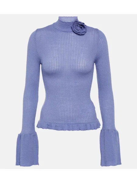 Pulover Blumarine de lână albastru