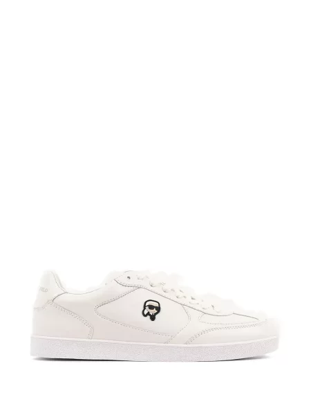 Sneakerși Karl Lagerfeld din piele alb