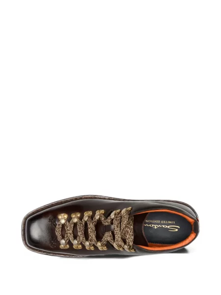 Botine Santoni din piele maro