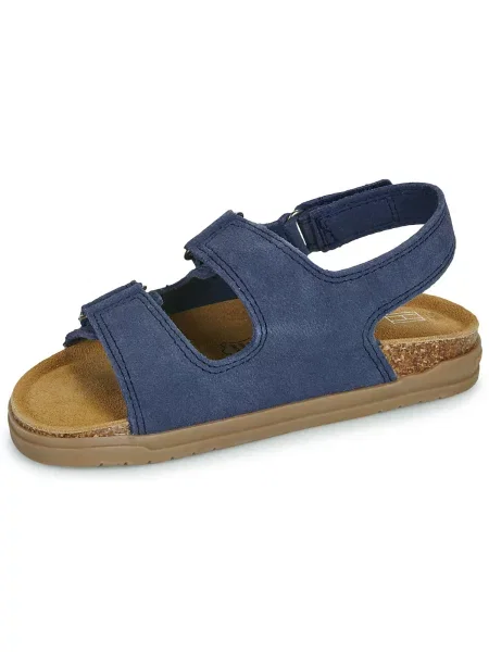 Dječje sandale od brušene kože Tommy Hilfiger plava